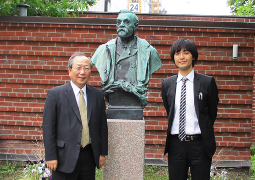 山岸　誠氏会場にて